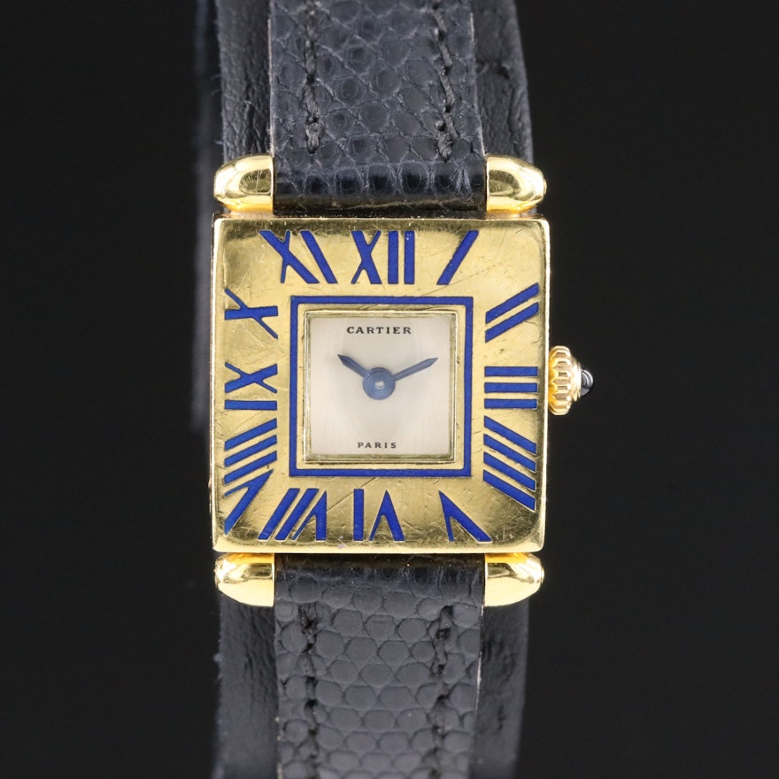 Cartier Montre Quadrant 18K Watch