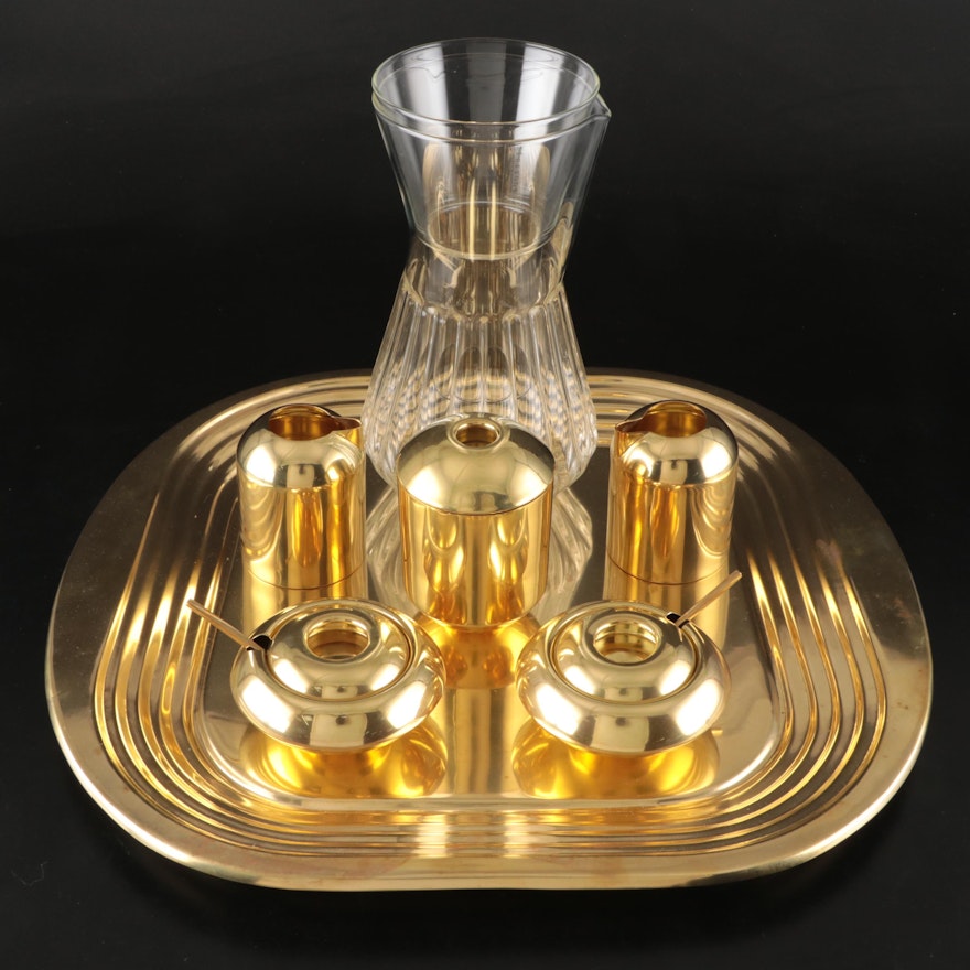 Eclectic by Tom Dixon Brass Tea Service